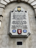Plaque commemorating the site where William Wallace was hung, drawn and quartered